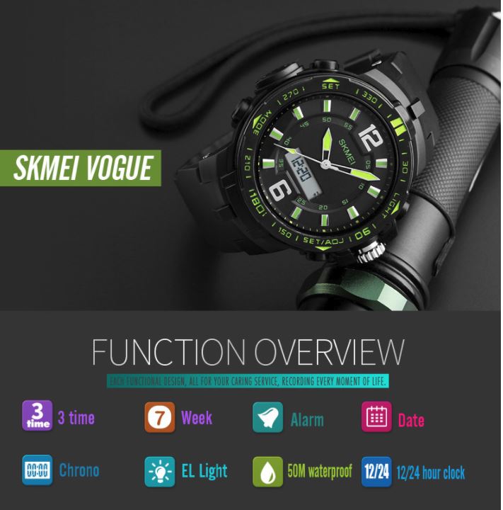 SKMEI Jam Tangan Analog Digital Pria Pria -1273
